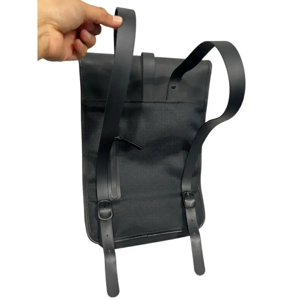 Rains Unsex Black  Backpack Mini